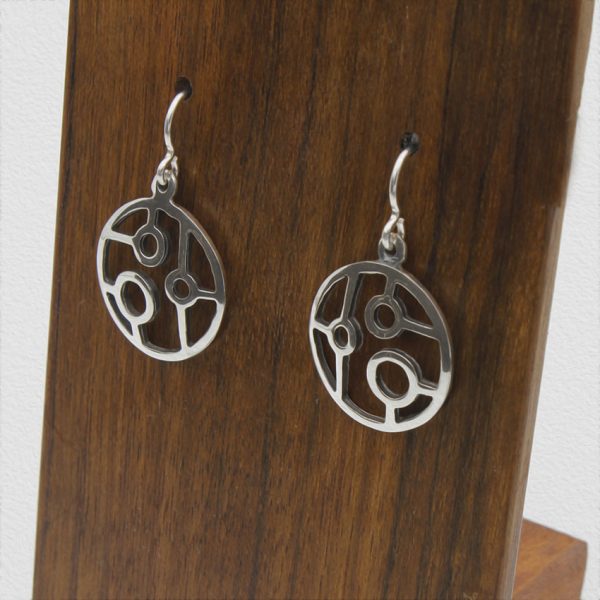 Original earrings in sterling silver